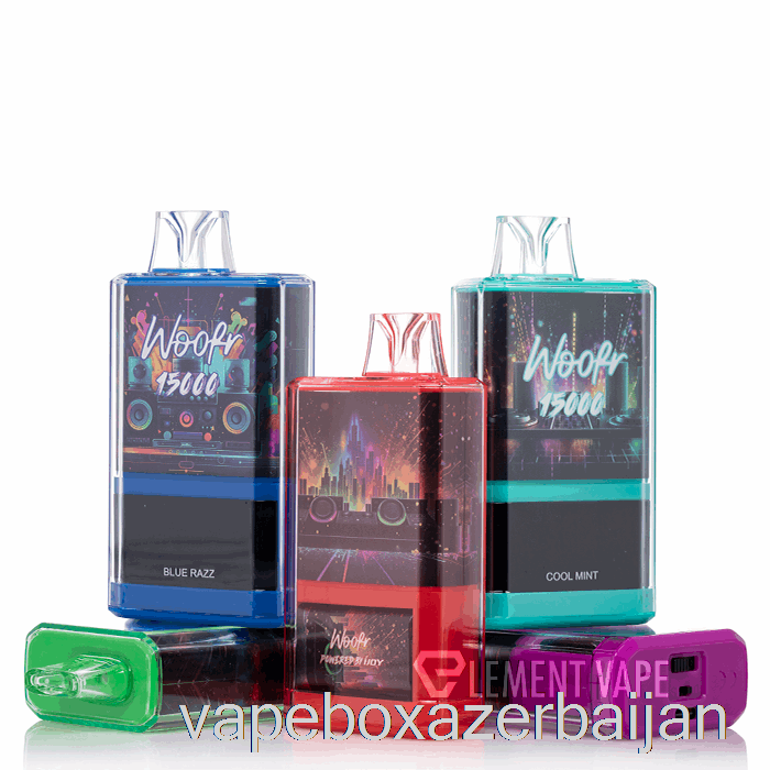 Vape Box Azerbaijan WOOFR 15000 Disposable Blueberry Watermelon